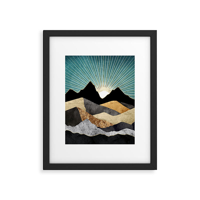 Metallic Daybreak Framed Art Print Gallery Image 6