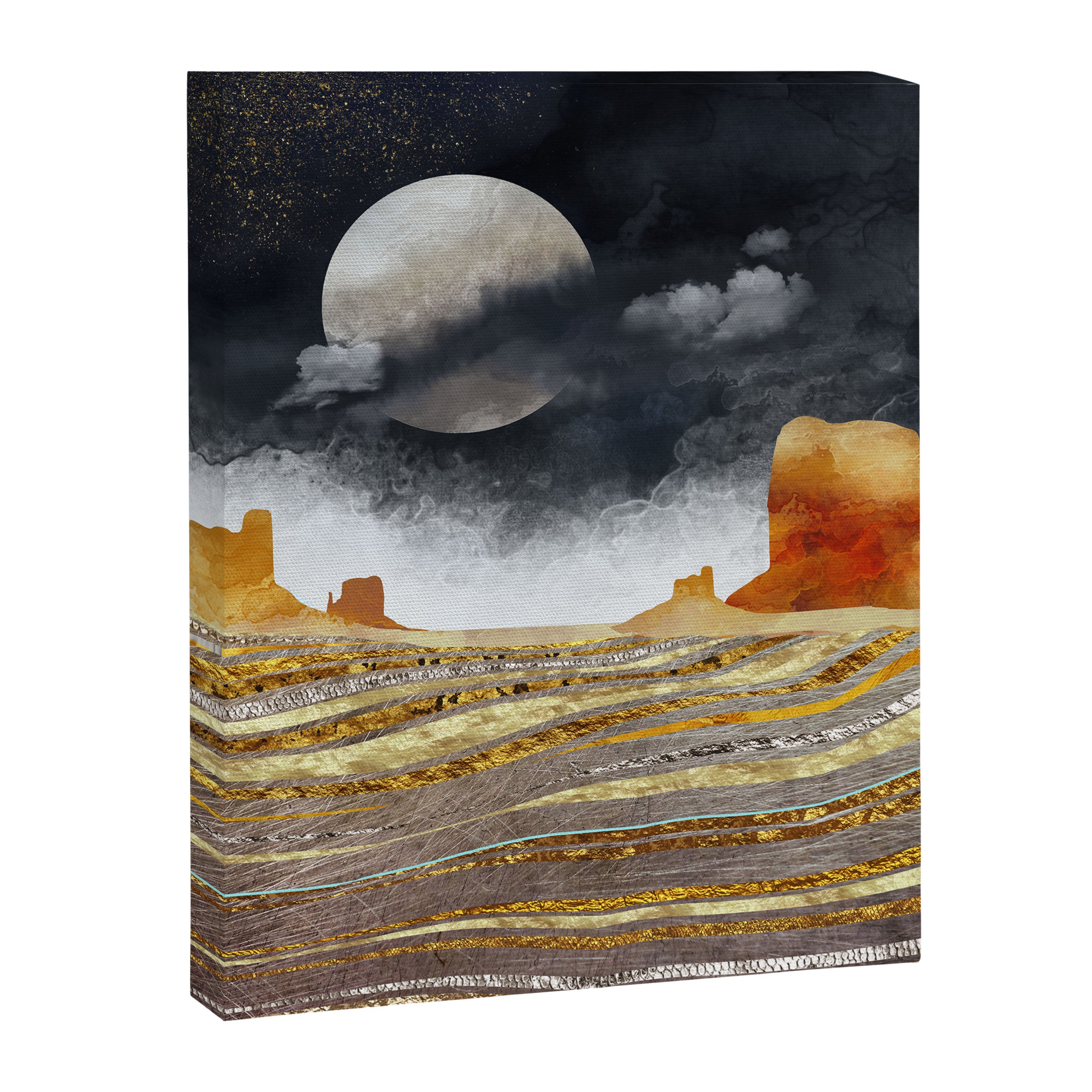 Metallic Desert Canvas Print Gallery Image 8