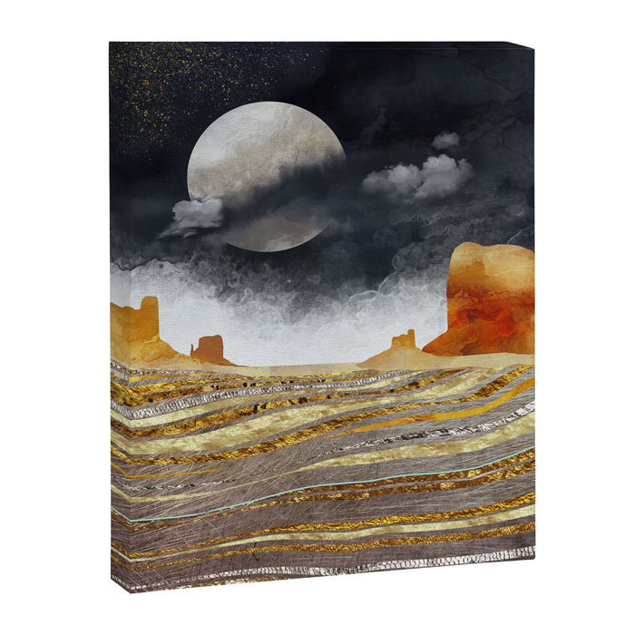 Metallic Desert Canvas Print Gallery Image 1