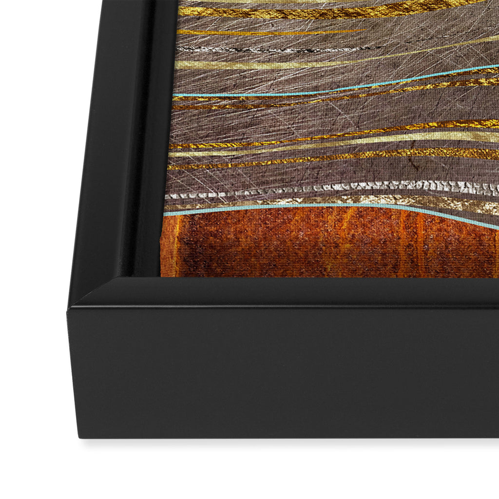Metallic Desert Framed Canvas Print Gallery Image 3