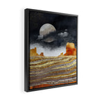 Metallic Desert Framed Canvas Print Gallery Image 2