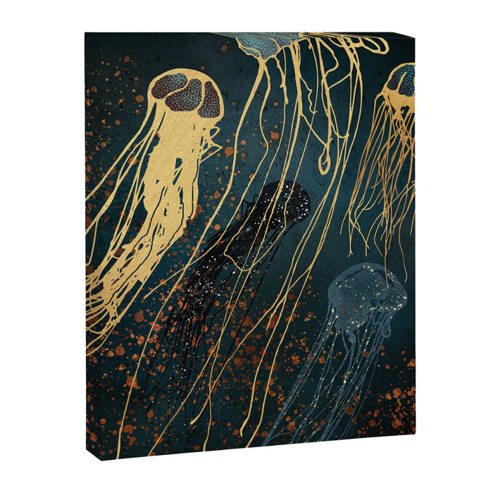 Metallic Jellyfish Canvas Print Gallery Image 1
