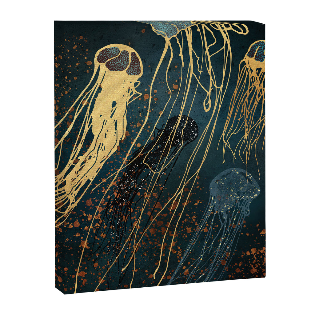 Metallic Jellyfish Canvas Print Gallery Image 8