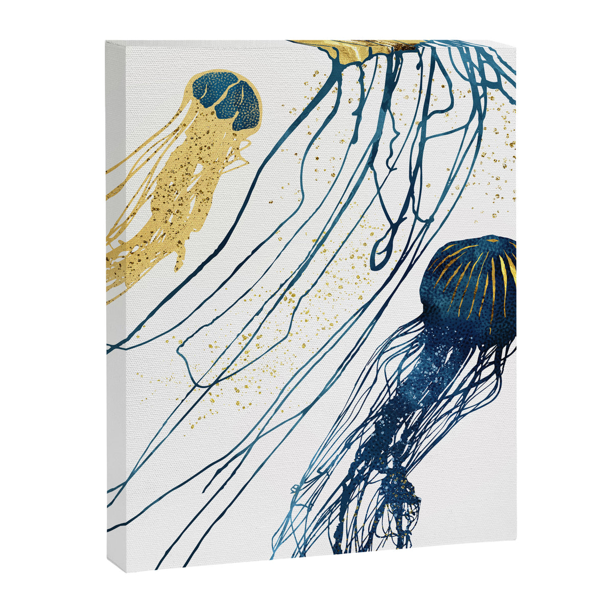 Metallic Jellyfish II Canvas Print Gallery Image 8