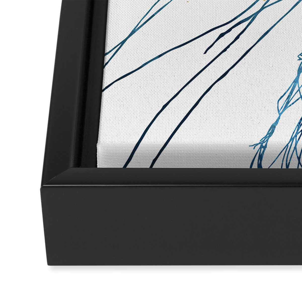 Metallic Jellyfish II Framed Canvas Print Gallery Image 3