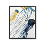 Metallic Jellyfish II Framed Canvas Print Gallery Image 8