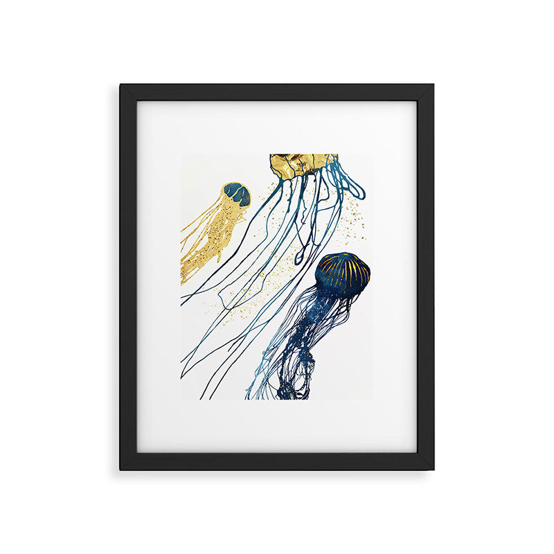 Metallic Jellyfish II Framed Art Print Gallery Image 6