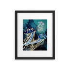 Metallic Jellyfish III Framed Art Print Gallery Image 4
