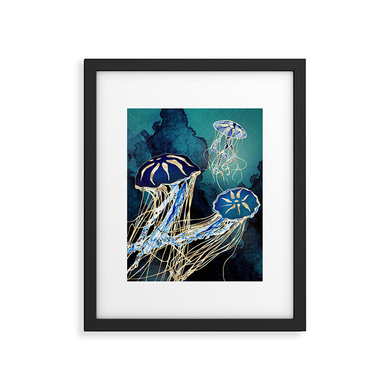 Metallic Jellyfish III Framed Art Print Gallery Image 4
