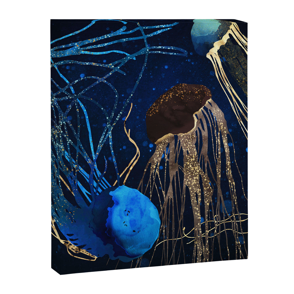 Metallic Jellyfish IV Canvas Print Gallery Image 8