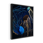 Metallic Jellyfish IV Framed Canvas Print Gallery Image 2