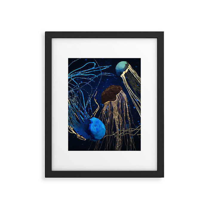 Metallic Jellyfish IV Framed Art Print Gallery Image 1