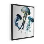Metallic Jellyfish V-Custom Framed Canvas Print Gallery Image 2