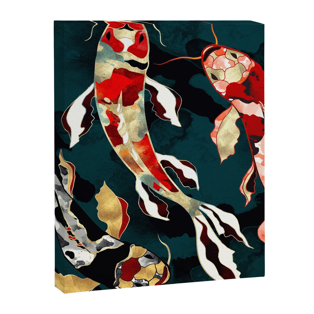 Metallic Koi Canvas Print Gallery Image 8