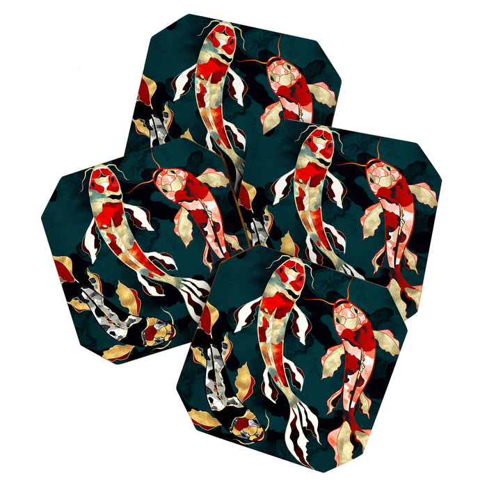 Metallic Koi Coaster Gallery Image 1
