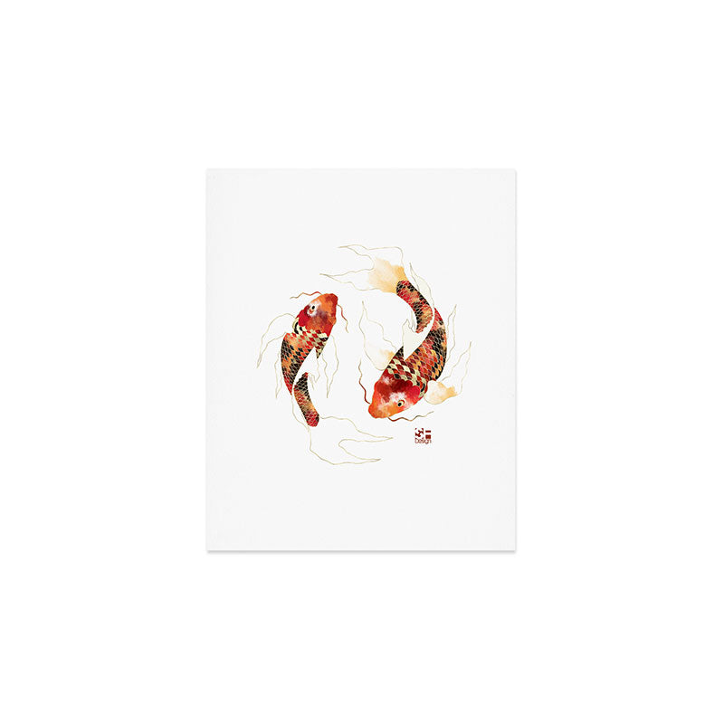 Metallic Koi II-Custom Art Print Gallery Image 1