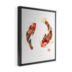 Metallic Koi II-Custom Framed Canvas Print Gallery Image 2