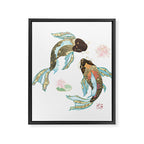 Metallic Koi III-Custom Framed Canvas Print Gallery Image 8