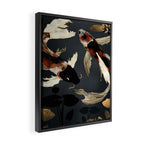 Metallic Koi IV Framed Canvas Print Gallery Image 2