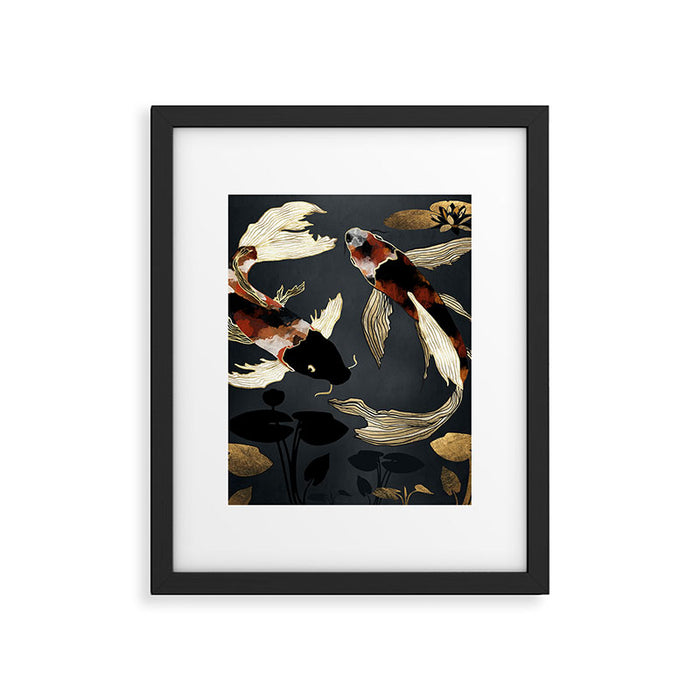Metallic Koi IV Framed Art Print Gallery Image 1