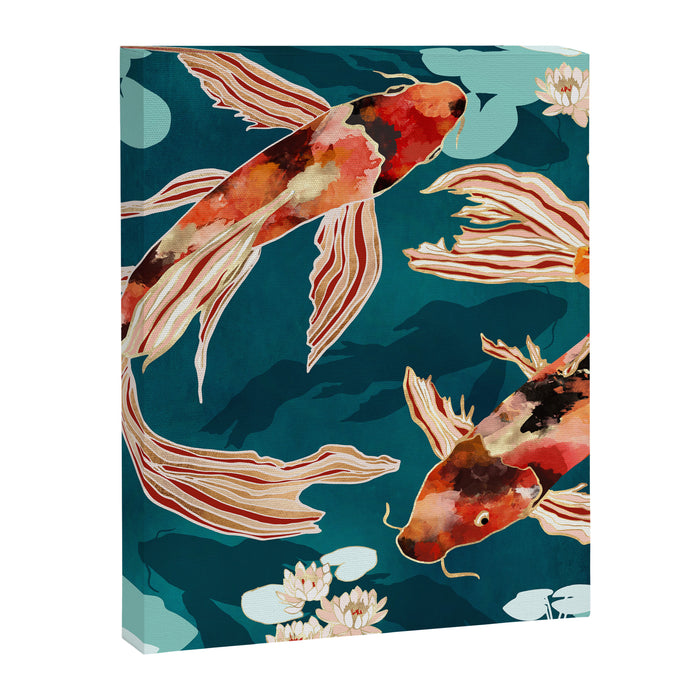 Metallic Koi VII Canvas Print Gallery Image 1