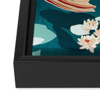 Metallic Koi VII Framed Canvas Print Gallery Image 3