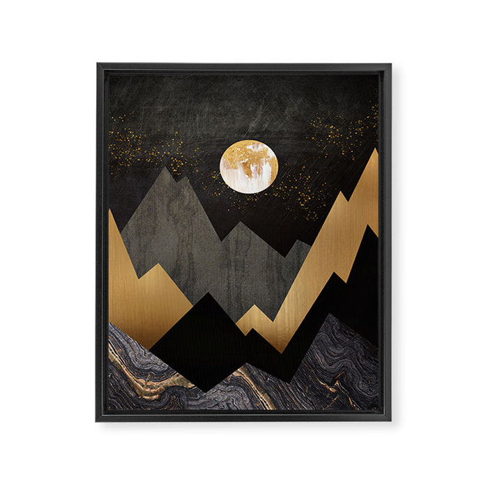 Metallic Night Framed Canvas Print Gallery Image 1