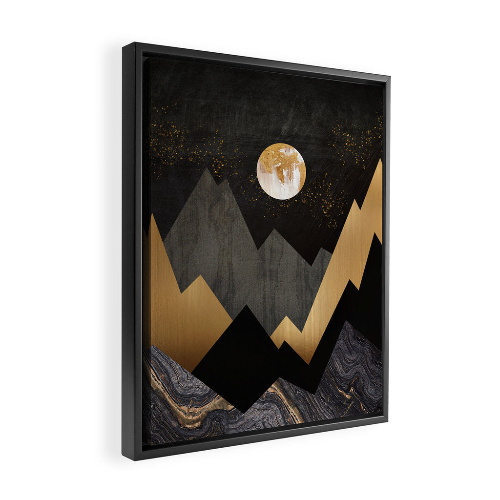 Metallic Night Framed Canvas Print Gallery Image 2