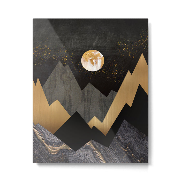 Metallic Night Metal Print Gallery Image 1