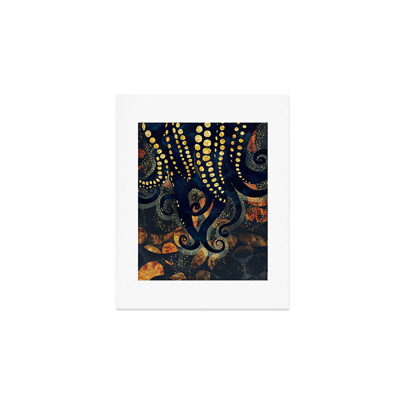 Metallic Ocean Art Print Gallery Image 1