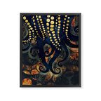 Metallic Ocean Framed Canvas Print Gallery Image 8