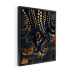 Metallic Ocean Framed Canvas Print Gallery Image 2