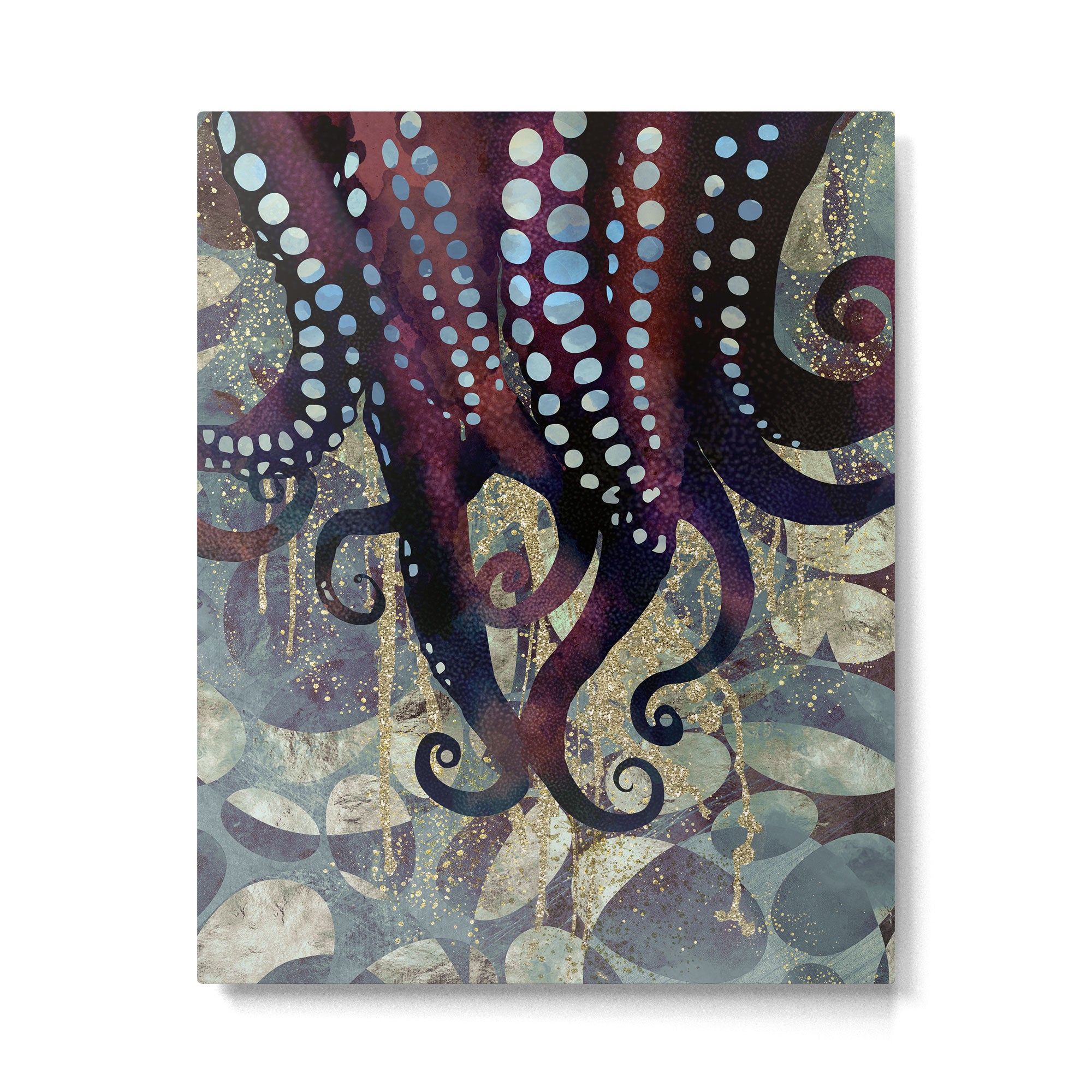 Metallic Ocean II Metal Print Gallery Image 6
