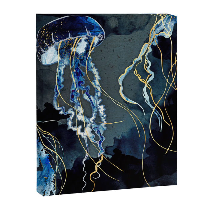 Metallic Ocean III - Flipped Vertical Axis Canvas Print Gallery Image 1