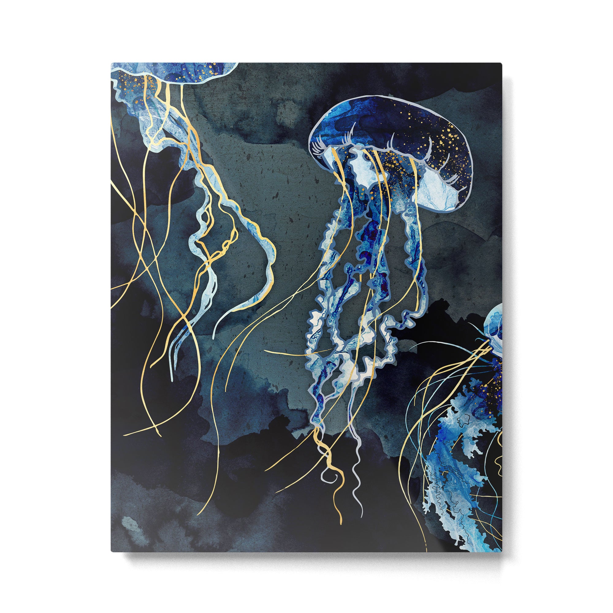 Metallic Ocean III Metal Print Gallery Image 6