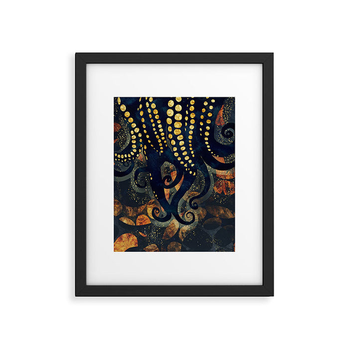 Metallic Ocean Framed Art Print Gallery Image 1