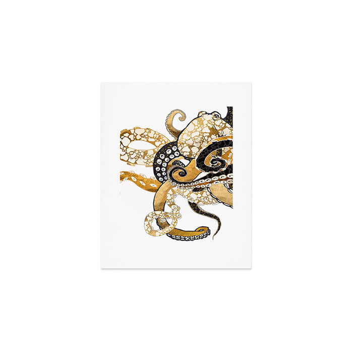 Metallic Octopus Art Print Gallery Image 1