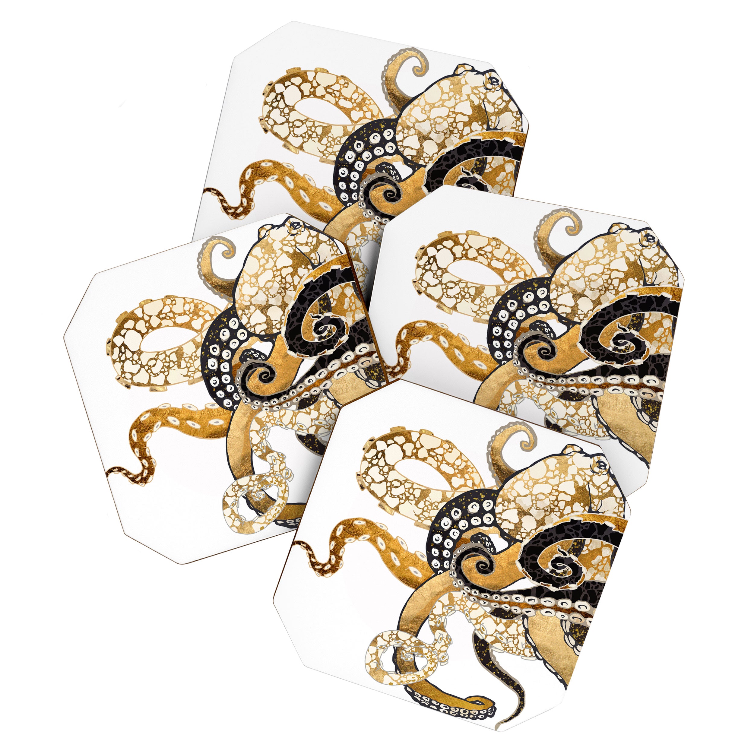 Metallic Octopus Coaster Gallery Image 1