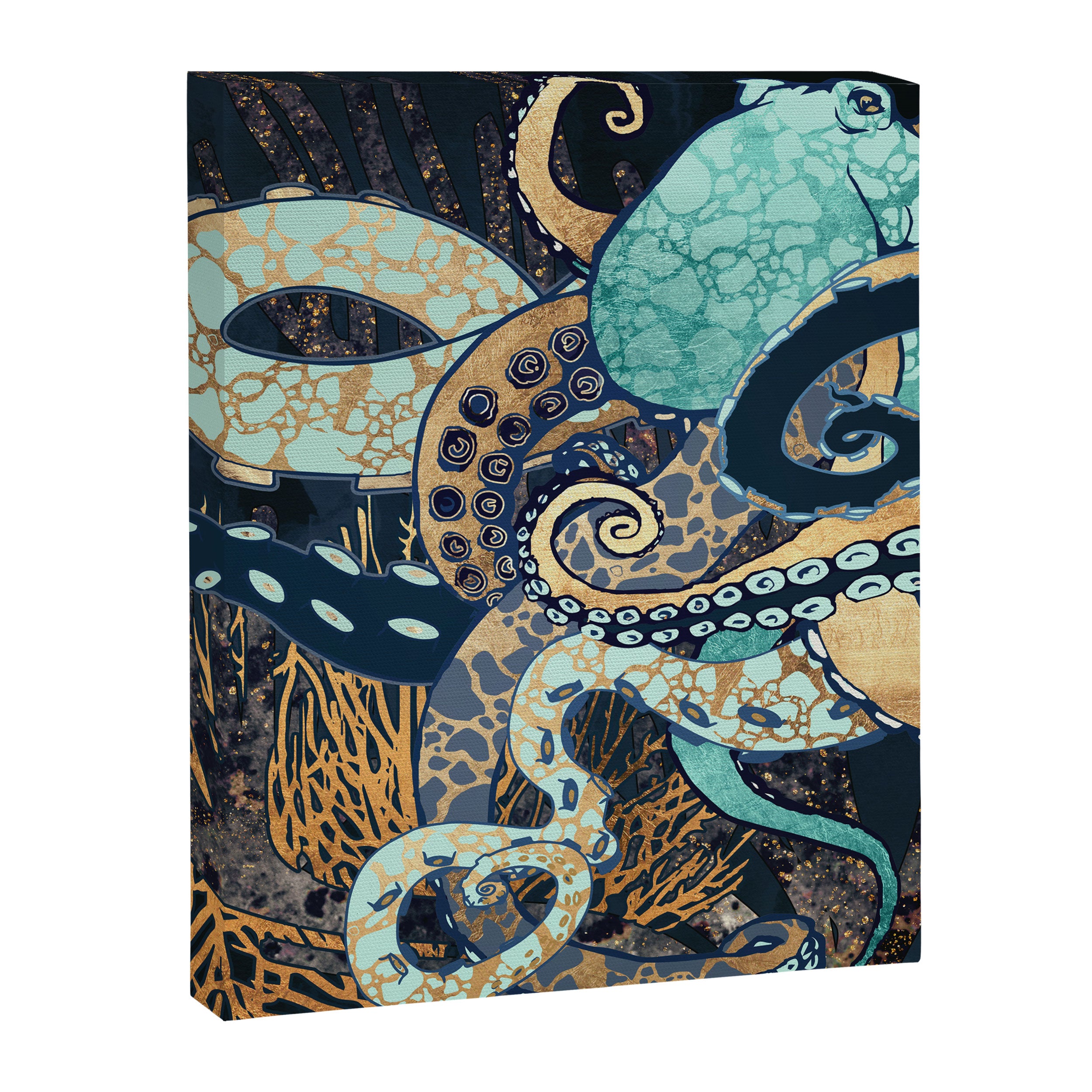 Metallic Octopus II Canvas Print Gallery Image 8