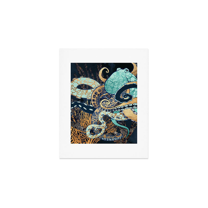 Metallic Octopus II Art Print Gallery Image 1