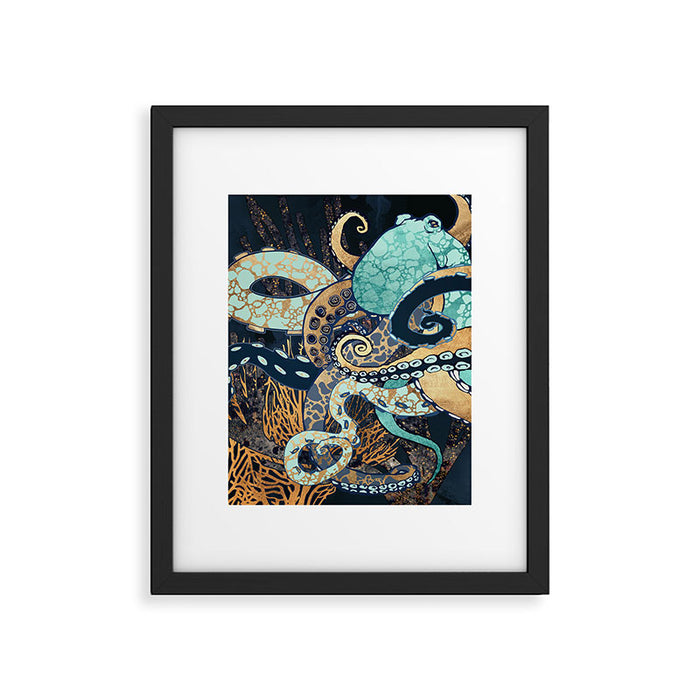 Metallic Octopus II Framed Art Print Gallery Image 1