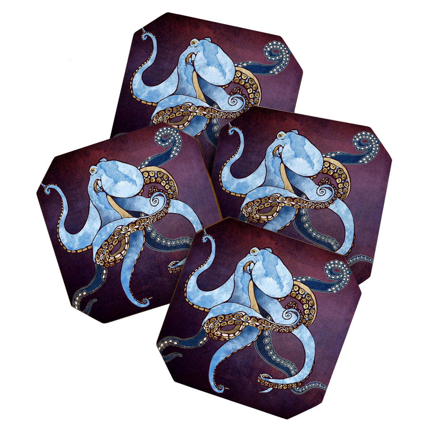 Metallic Octopus III Coaster Gallery Image 1