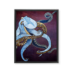 Metallic Octopus III Framed Canvas Print Gallery Image 8
