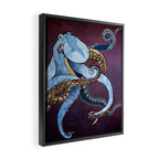 Metallic Octopus III Framed Canvas Print Gallery Image 2