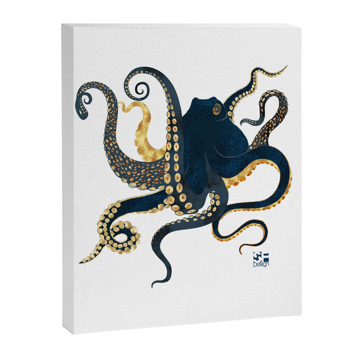 Metallic Octopus IV-Custom Canvas Print Gallery Image 1