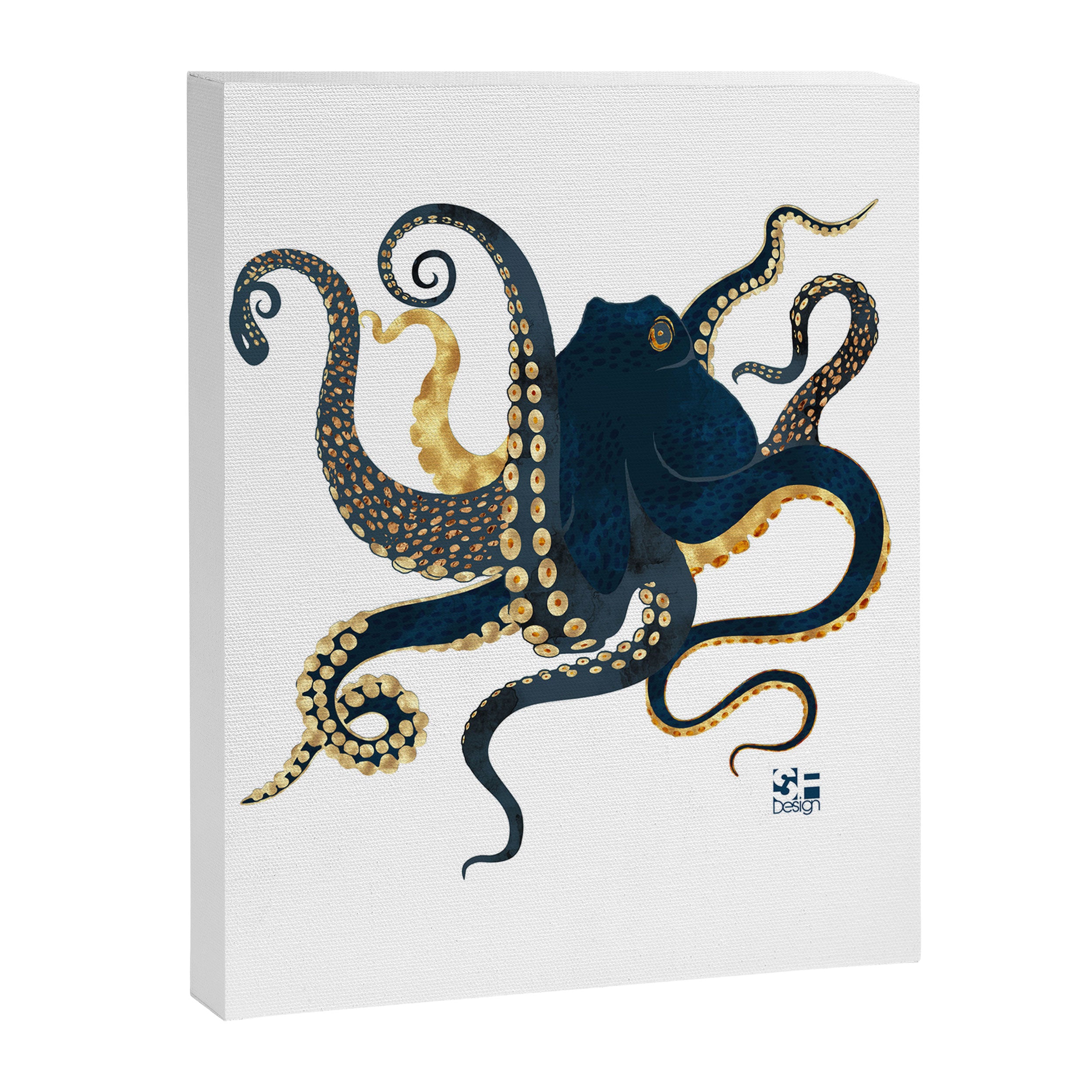 Metallic Octopus IV-Custom Canvas Print Gallery Image 8