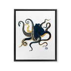Metallic Octopus IV-Custom Framed Canvas Print Gallery Image 8