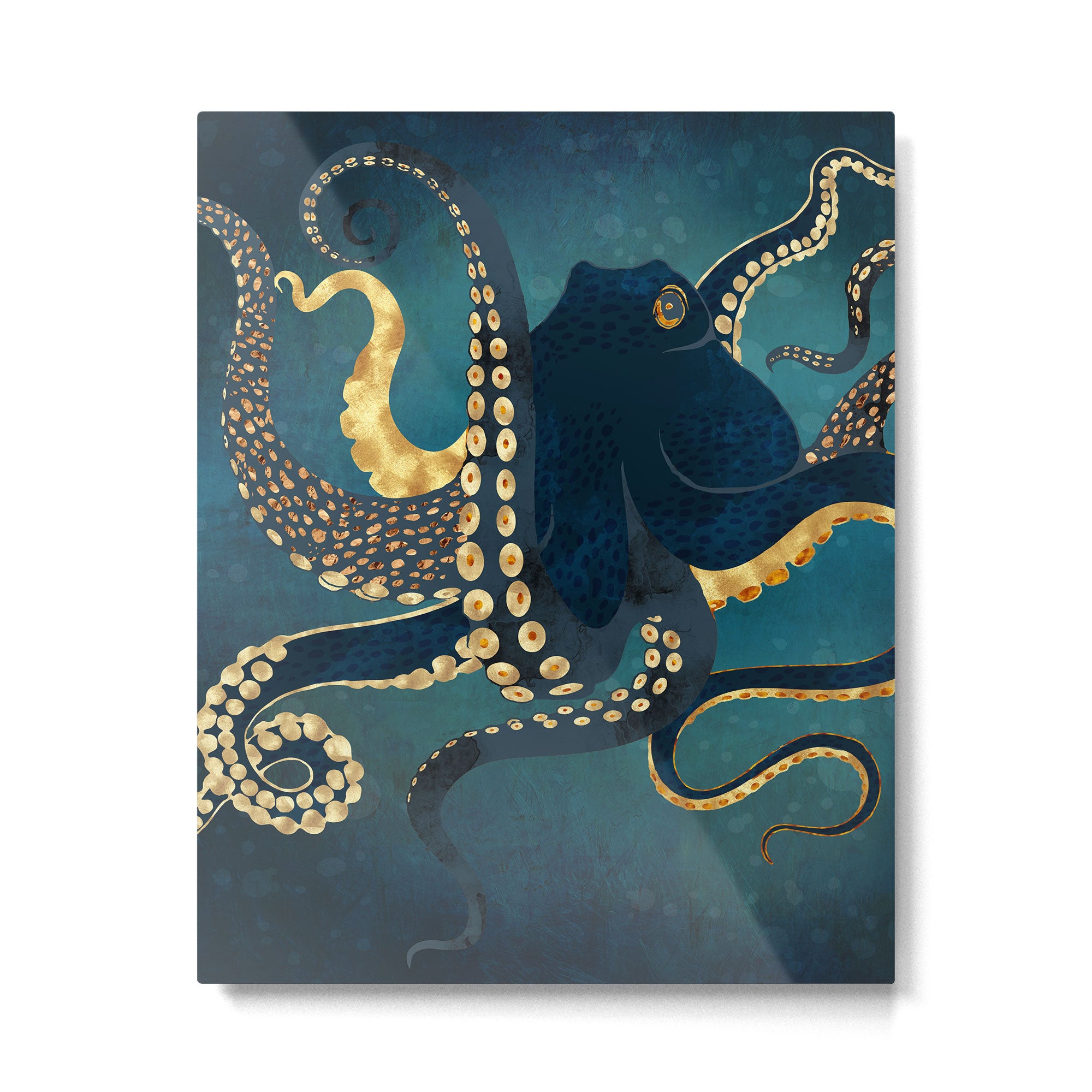 Metallic Octopus IV Metal Print Gallery Image 6
