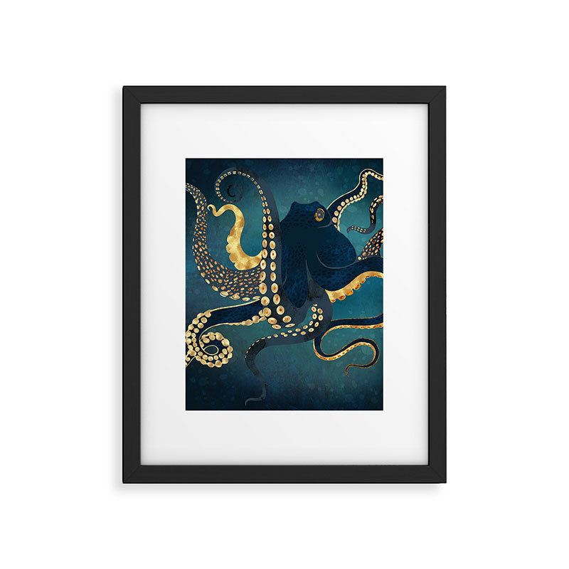 Metallic Octopus IV Framed Art Print Gallery Image 4