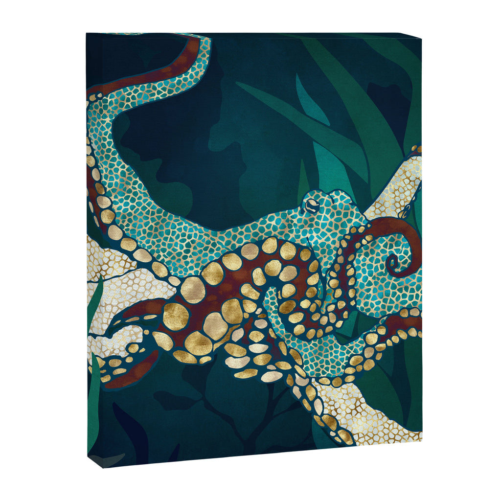 Metallic Octopus V Canvas Print Gallery Image 8